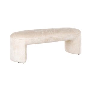 S4549 WHITE CHENILLE - Bench Fargo white chenille