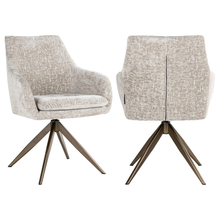 Krzesło do jadalni Lisonne Pearl Island obrotowe