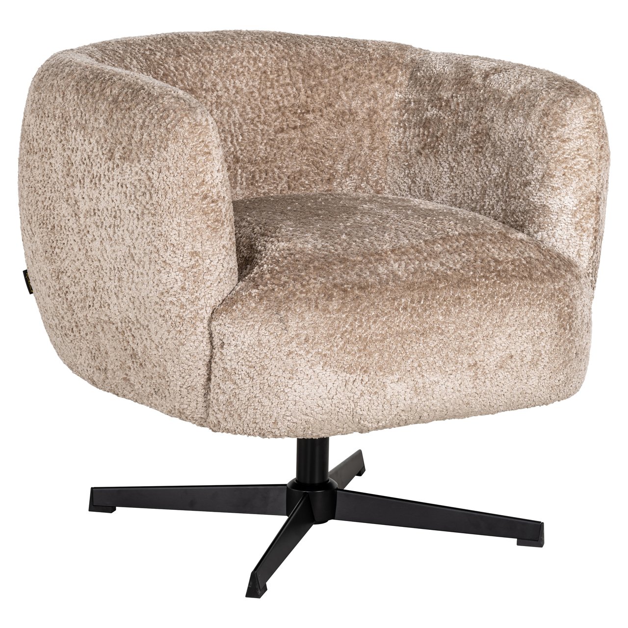 S4613 SHEEP NATURE - Lounge chair Estelle sheep natural swivel