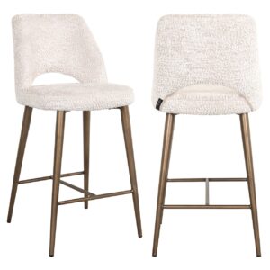 S4628 LOVELY CREAM - Counter stool Delphine lovely cream