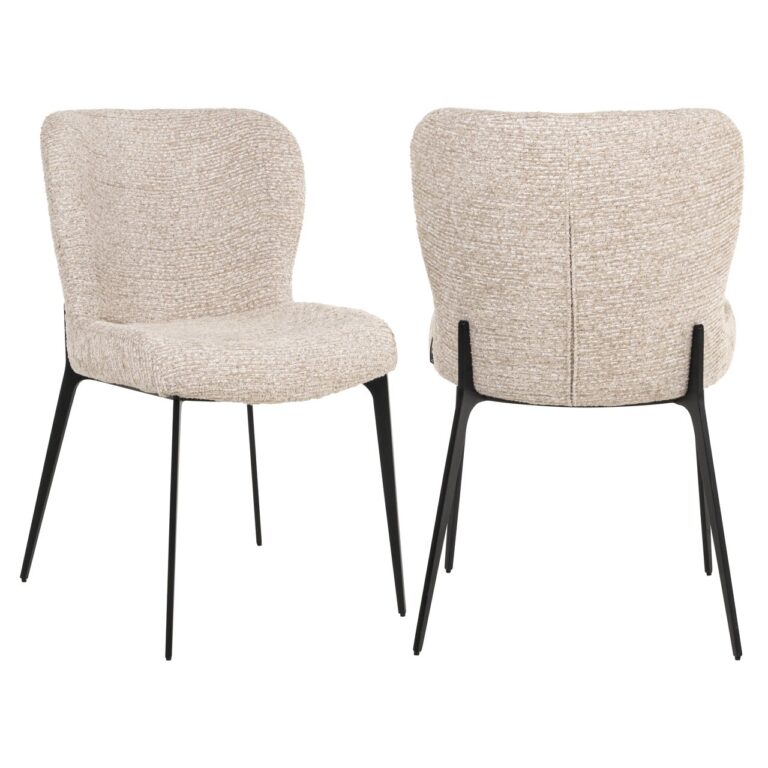 Krzesło do jadalni Sergio naturalne liniowe