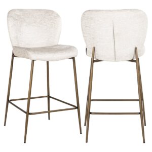 S4712 CREAM FUSION - Counter stool Darby cream fusion