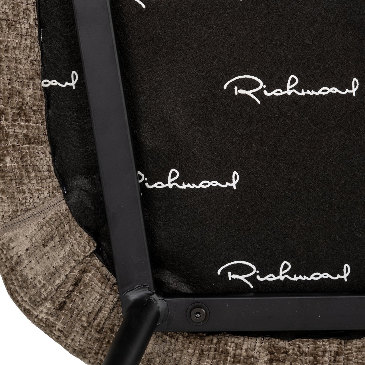 S4724 FR STONE CHENILLE - Dining chair Xandra niagara stone fire retardant