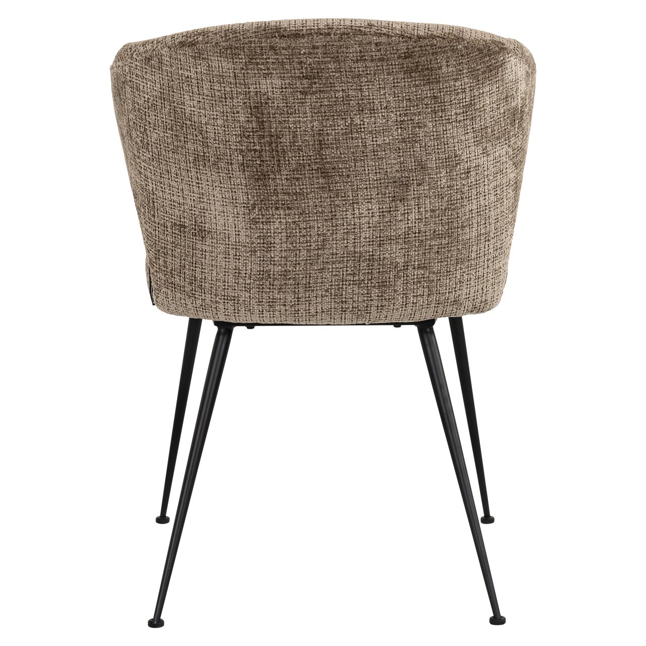 S4724 FR STONE CHENILLE - Dining chair Xandra niagara stone fire retardant