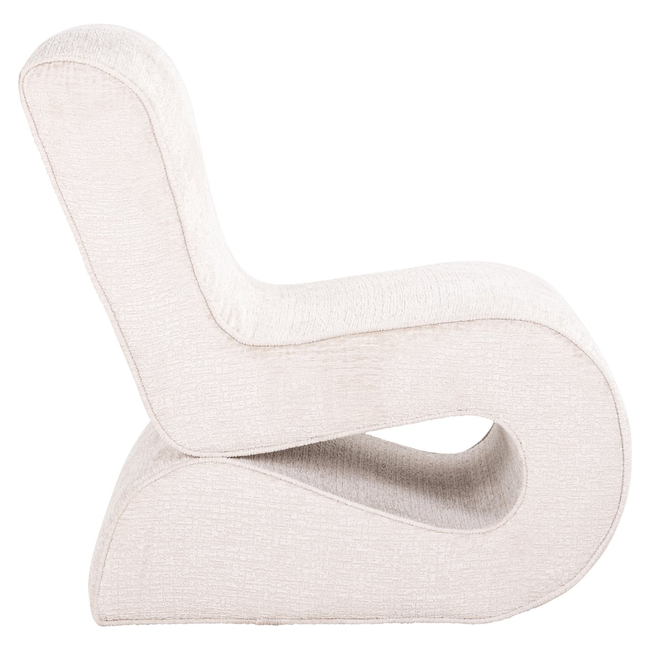 S4732 CREAM FUSION - Lounge chair Frankie cream fusion
