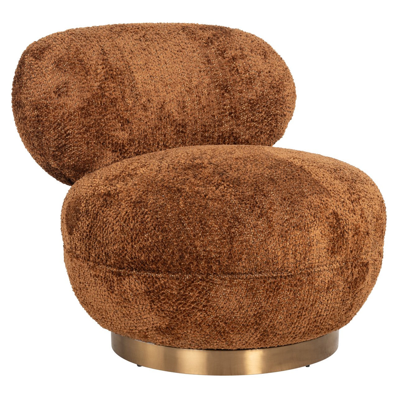 S4736 LOVELY CINNAMON - Lounge chair Jace lovely cinnamon swivel