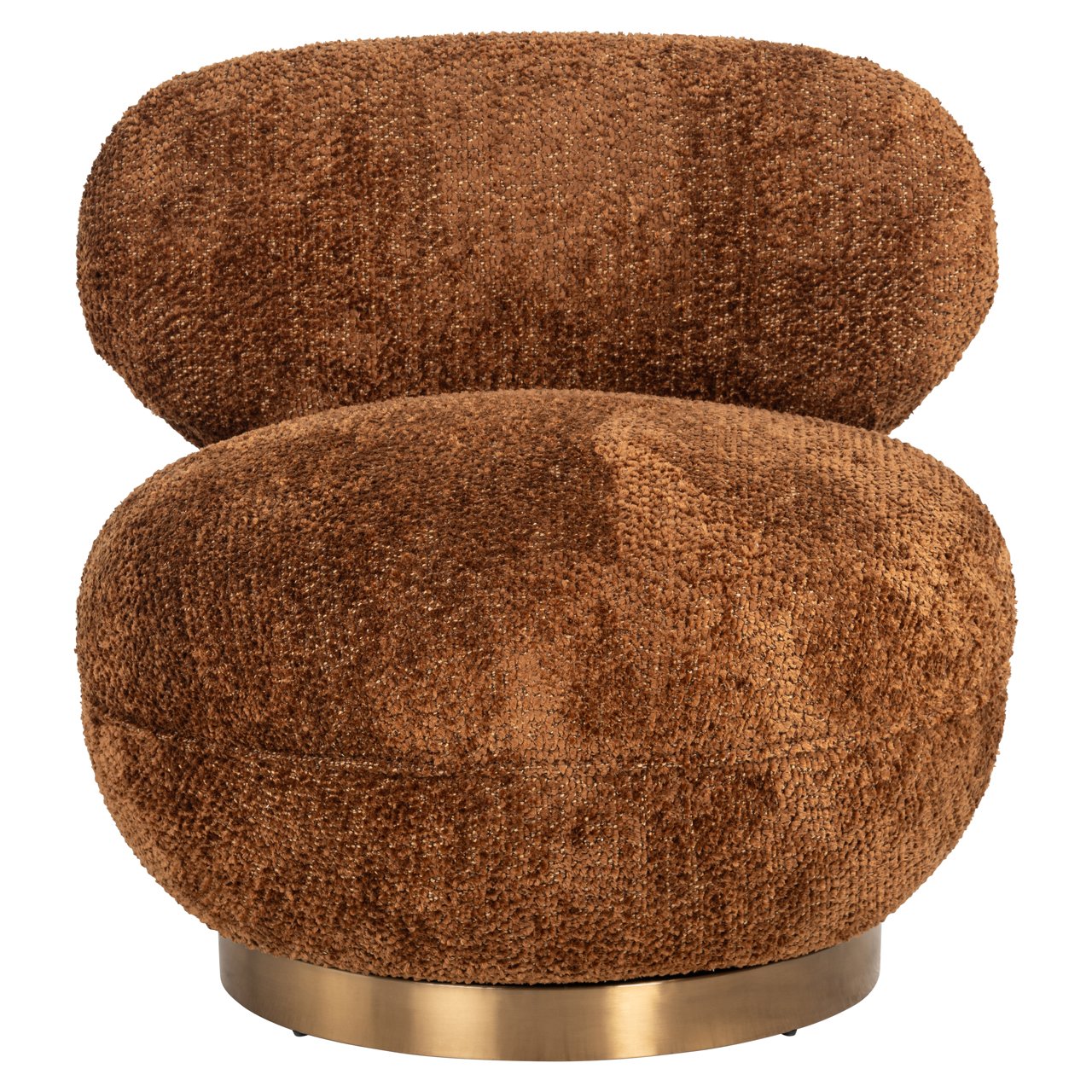 S4736 LOVELY CINNAMON - Lounge chair Jace lovely cinnamon swivel