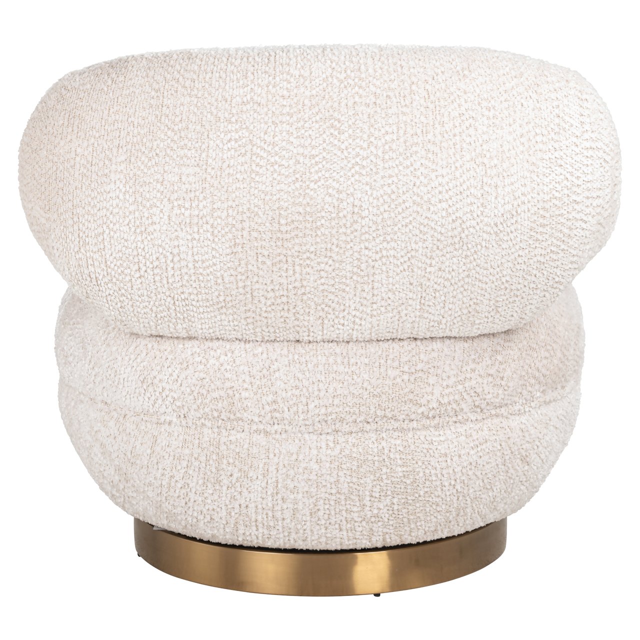 S4736 LOVELY CREAM - Lounge chair Jace lovely cream swivel