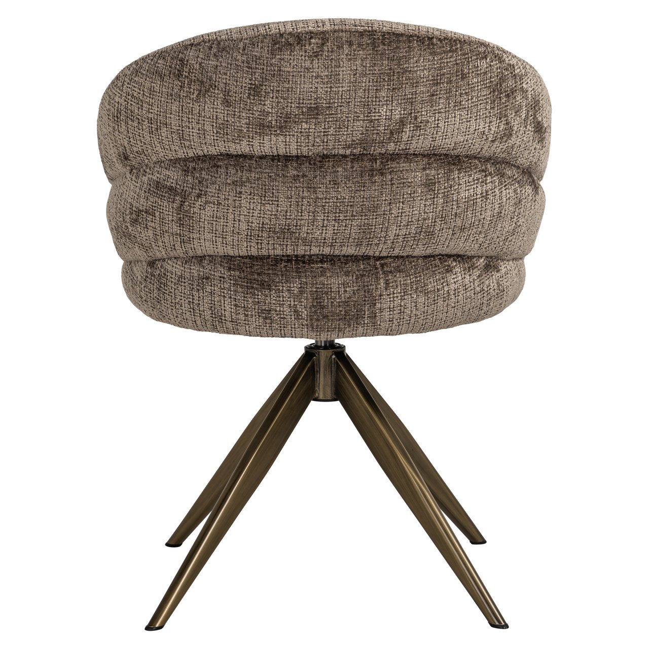S4754 STONE CHENILLE - Dining chair Zendaya niagara stone swivel