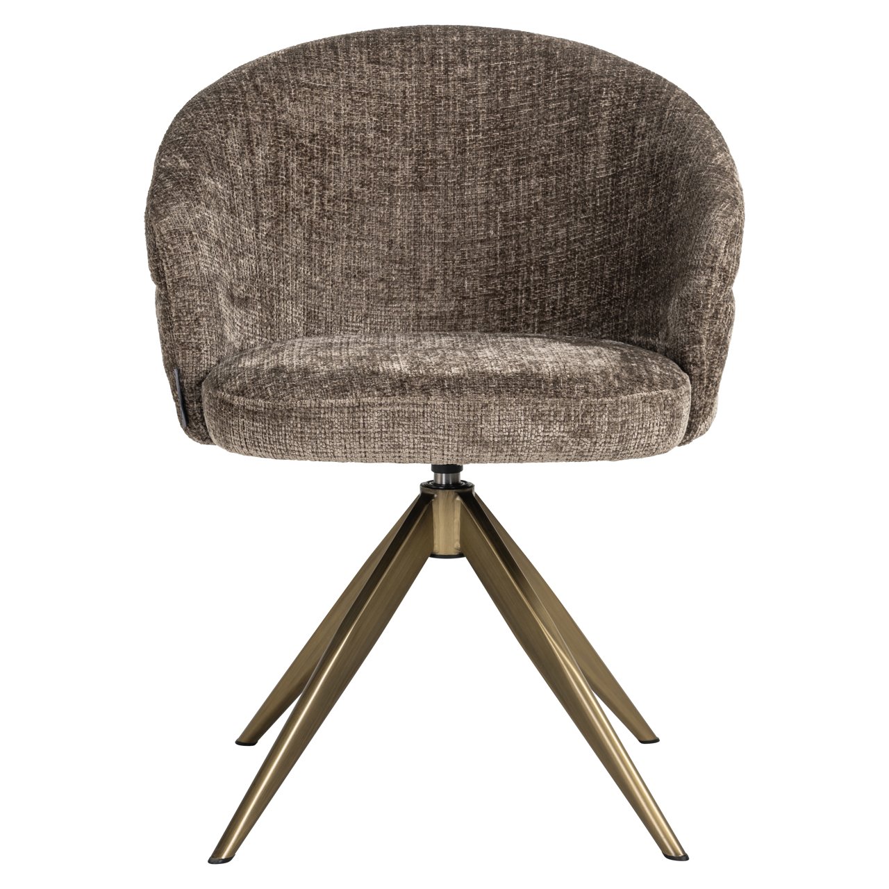 S4754 STONE CHENILLE - Dining chair Zendaya niagara stone swivel