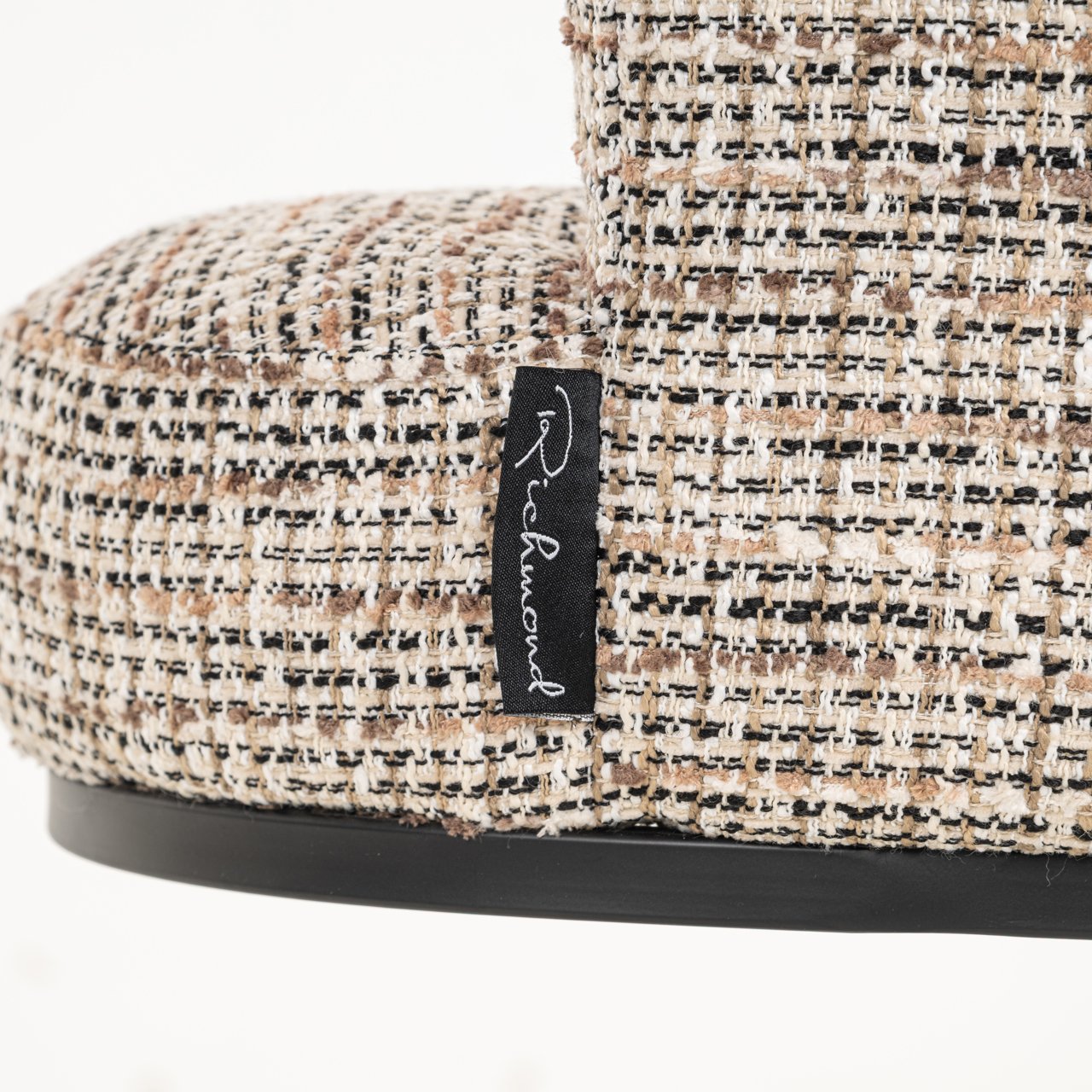 S4758 TRENDY NATURE - Dining chair Rochenne trendy nature swivel on wheels