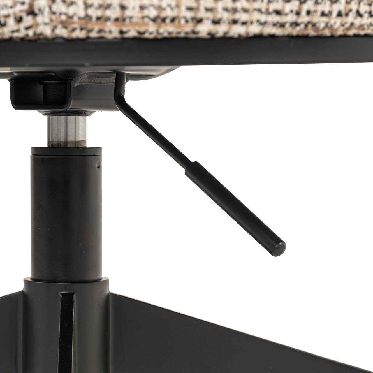 S4758 TRENDY NATURE - Dining chair Rochenne trendy nature swivel on wheels