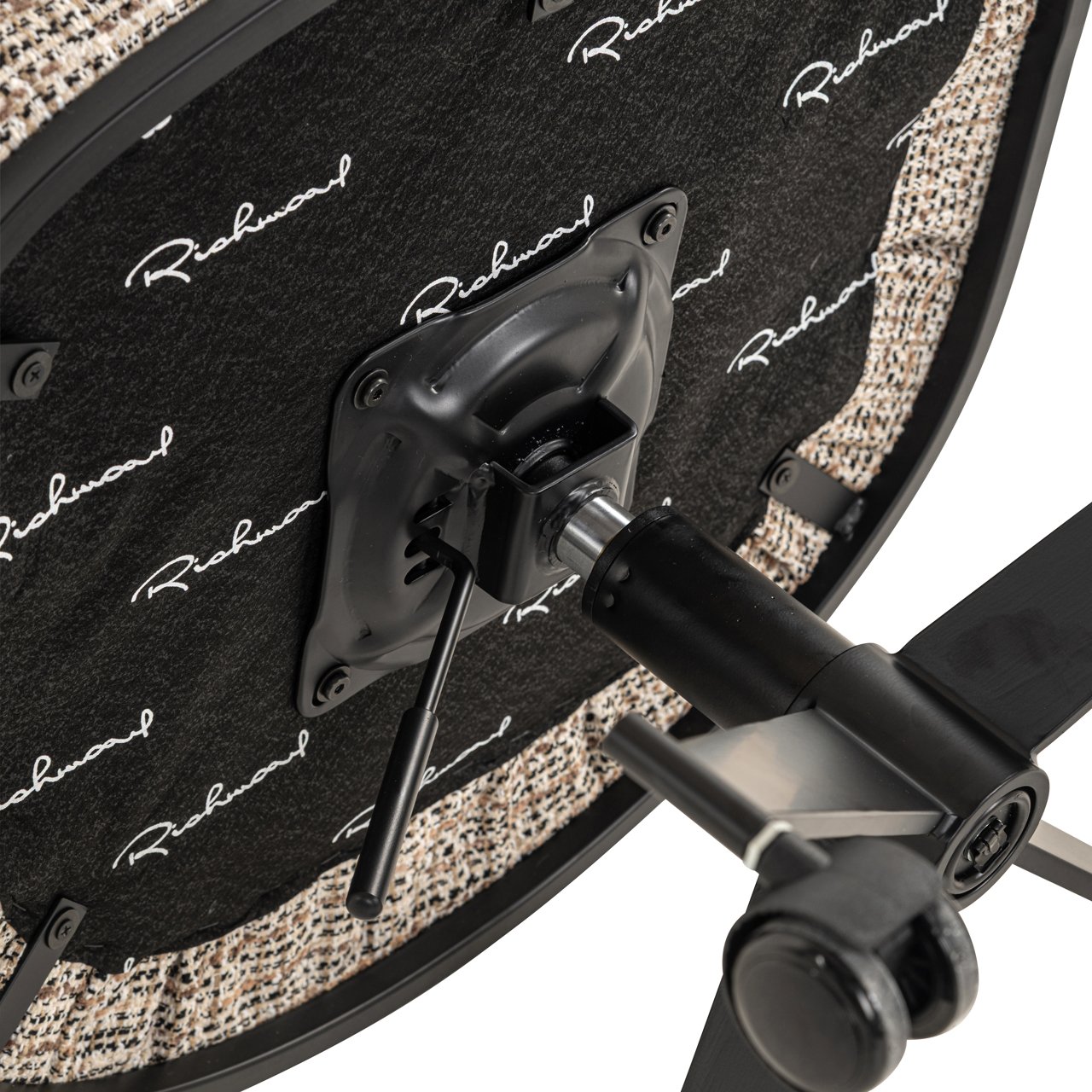 S4758 TRENDY NATURE - Dining chair Rochenne trendy nature swivel on wheels