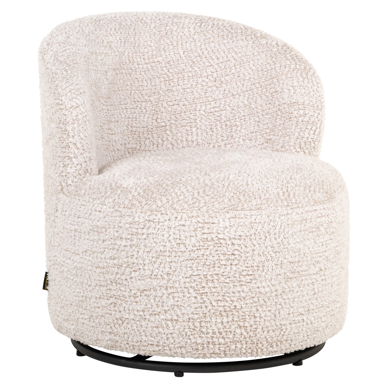 S4773 LOVELY CREAM - Lounge chair Jackie lovely cream swivel kids