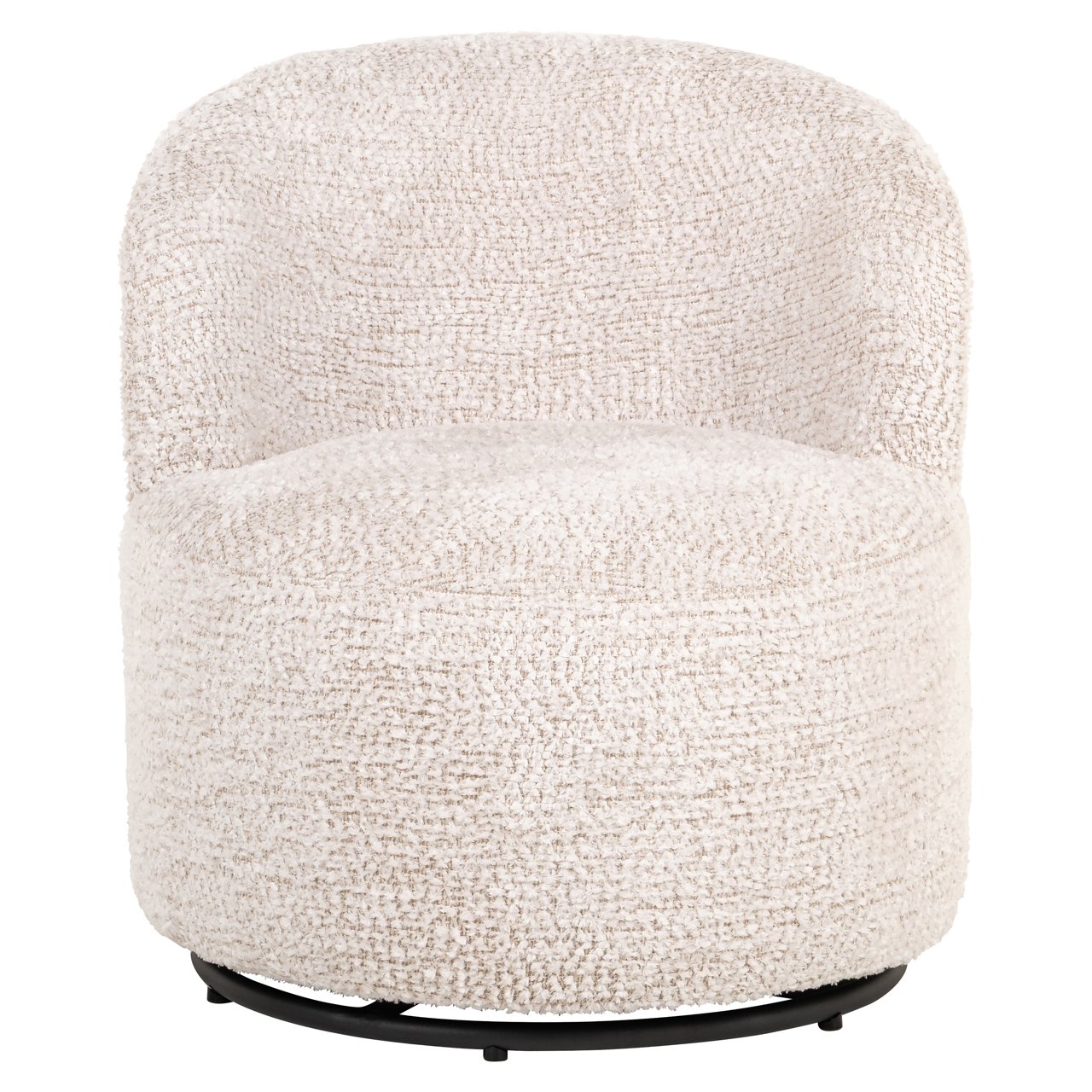 S4773 LOVELY CREAM - Lounge chair Jackie lovely cream swivel kids