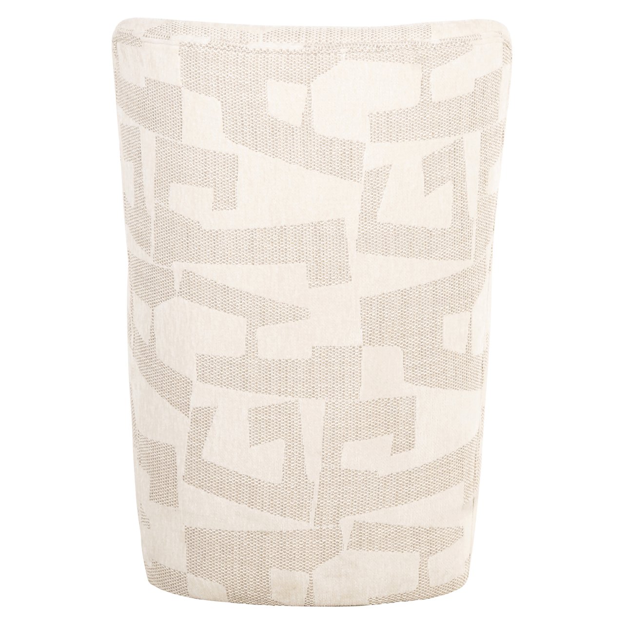 S4774 BEIGE GRAFFIC - Dining chair Lorain beige graffic on wheels