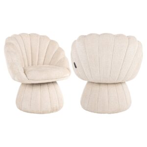 S4777 BEIGE CHENILLE - Lounge chair Blossom niagara beige