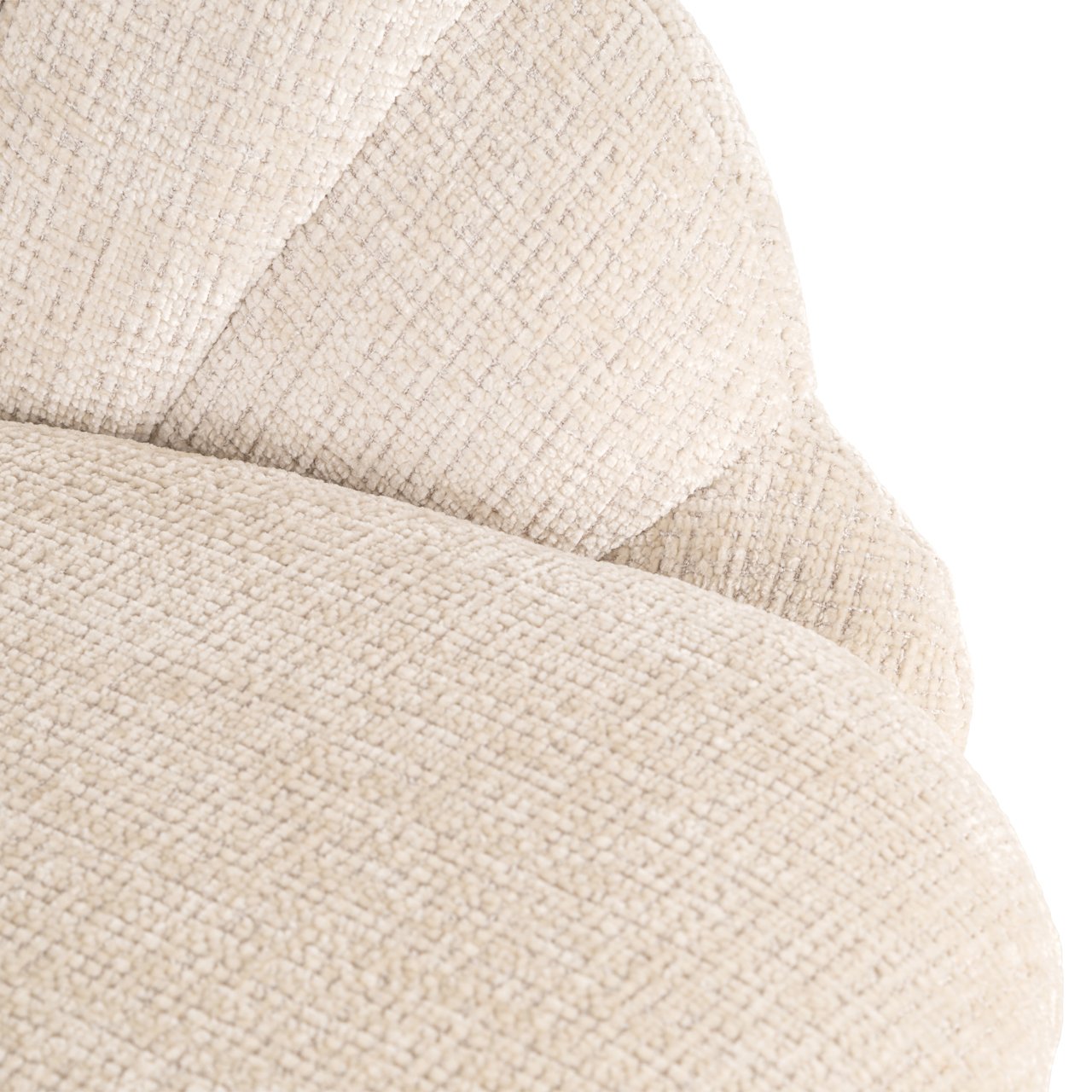 S4777 BEIGE CHENILLE - Lounge chair Blossom niagara beige