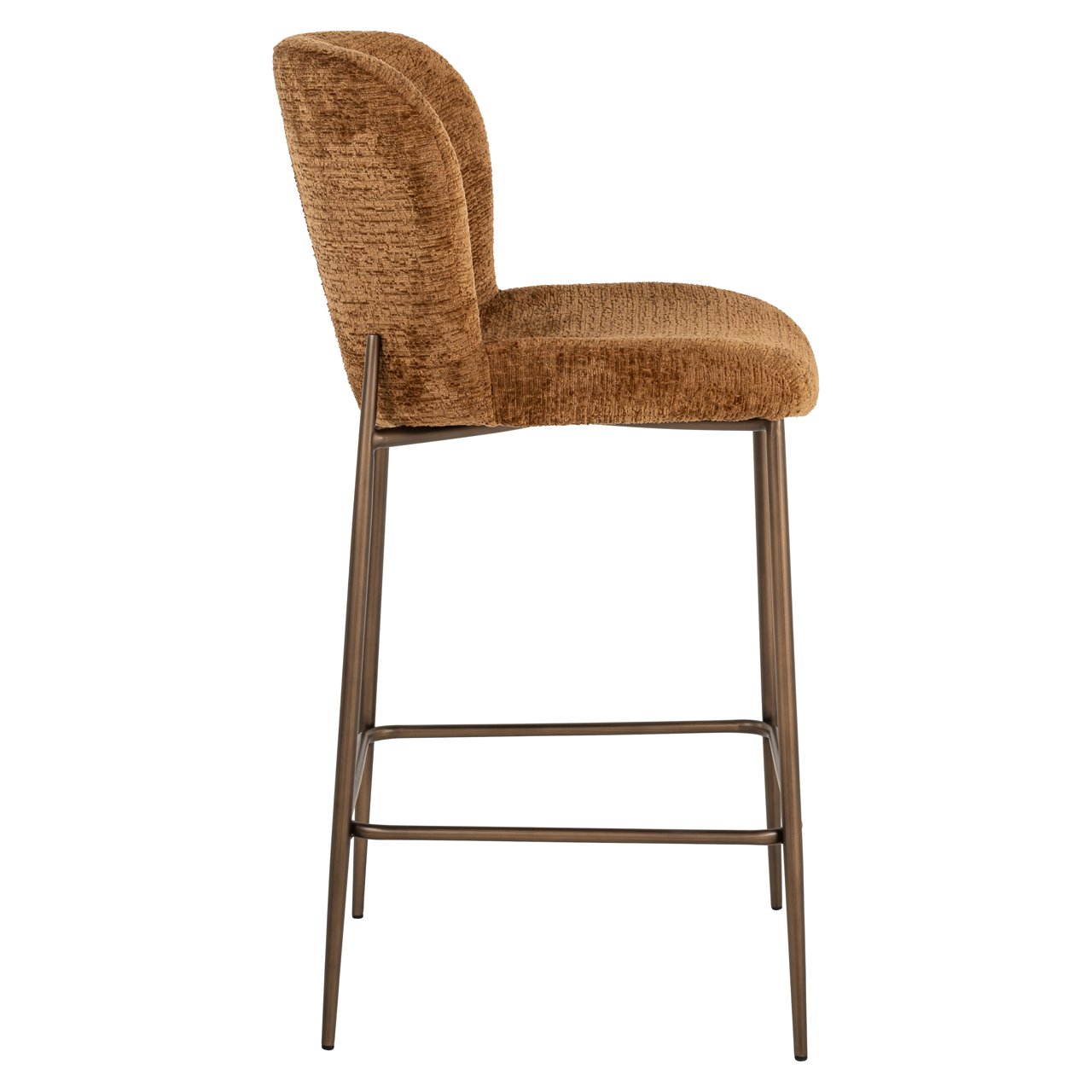 S4793 COGNAC FUSION - Counter stool Odarby cognac fusion