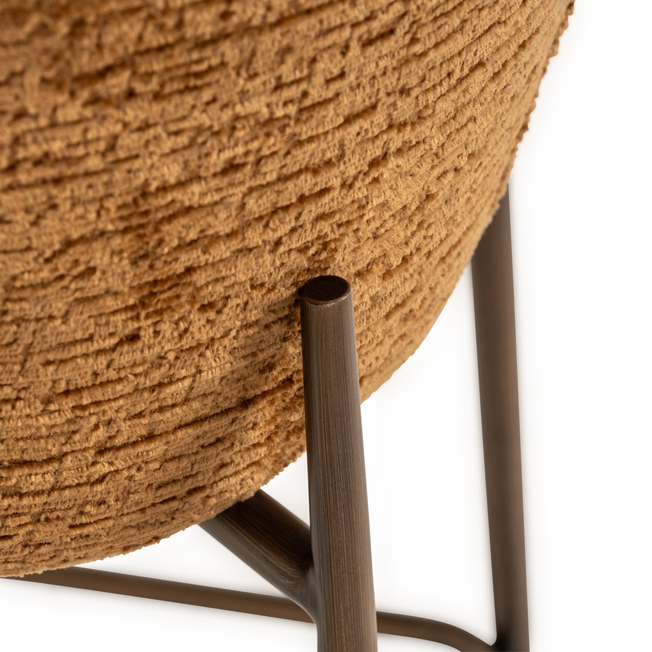 S4793 COGNAC FUSION - Counter stool Odarby cognac fusion