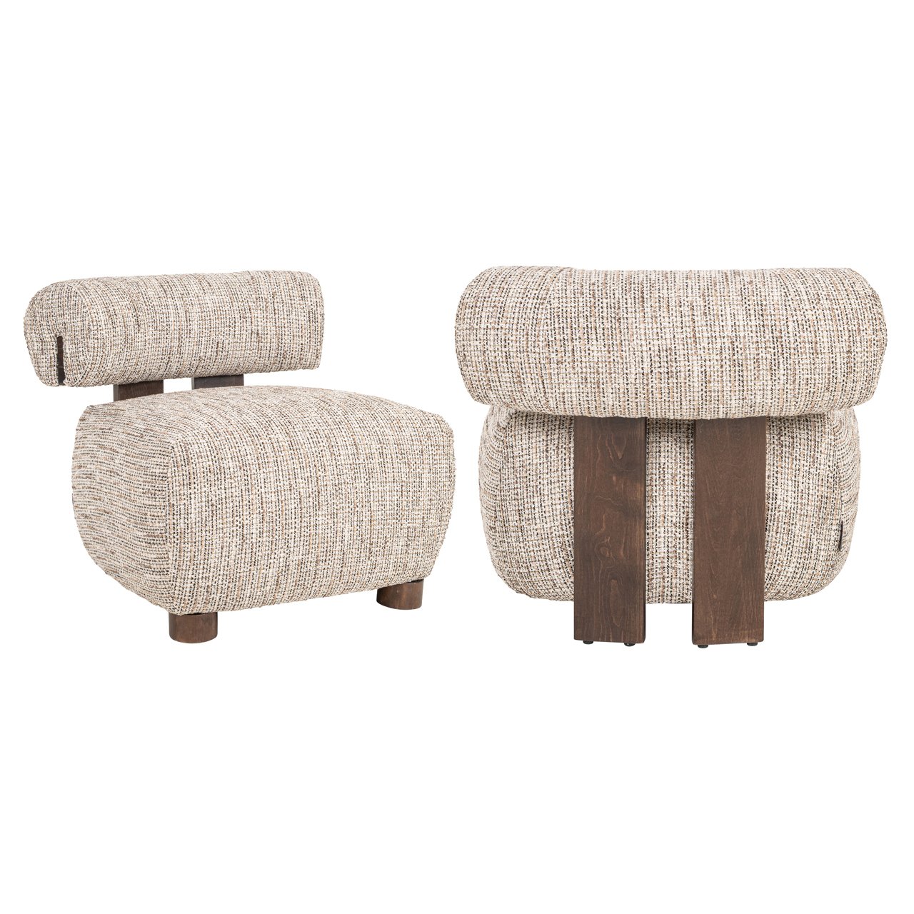 S4809 FR - Lounge chair Arabella customized fire retardant