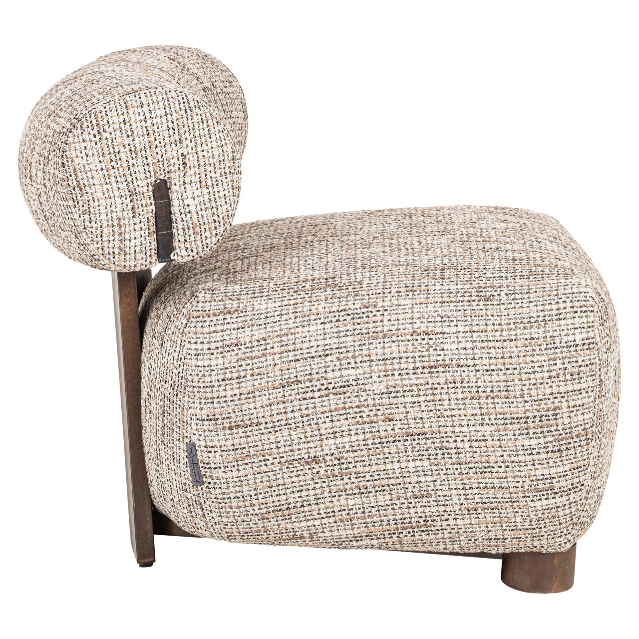 S4809 FR - Lounge chair Arabella customized fire retardant