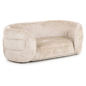 S4901 CLAY CHENILLE - Pet bed Bingo clay chenille