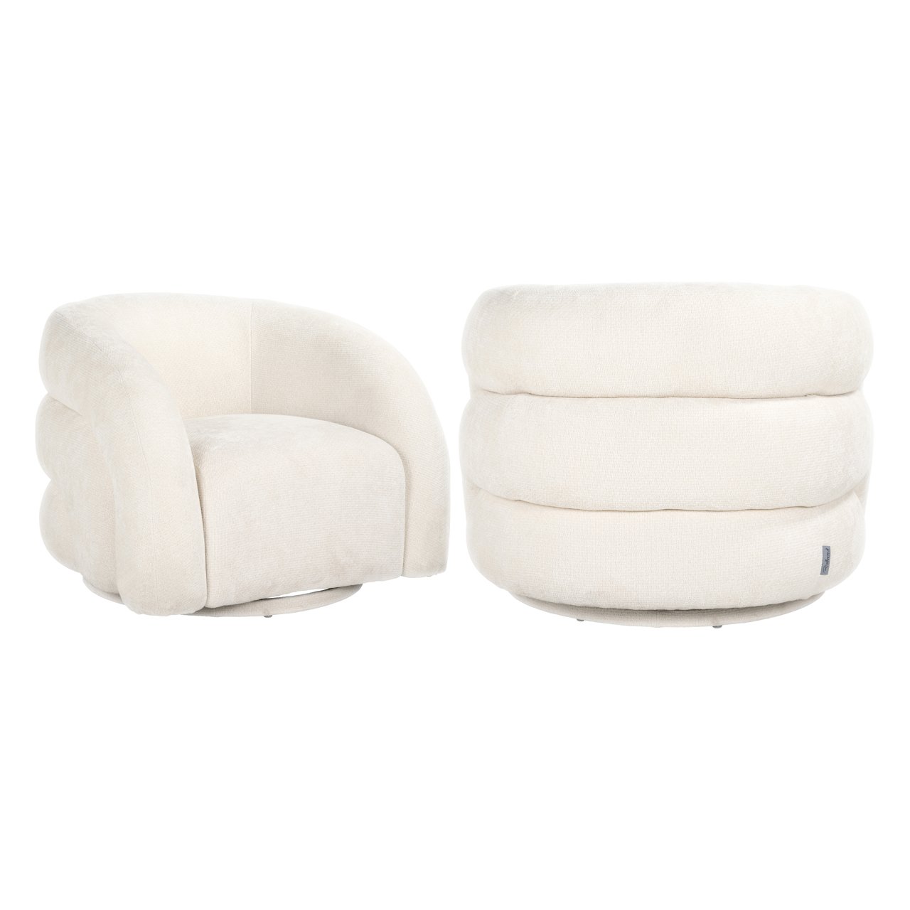 S5145 UNICORN WHITE - Lounge chair Arcus white unicorn swivel
