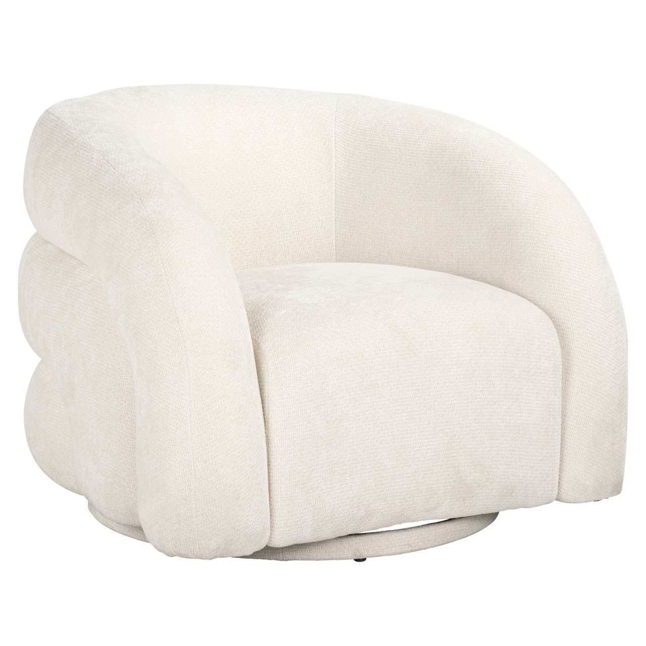 S5145 UNICORN WHITE - Lounge chair Arcus white unicorn swivel