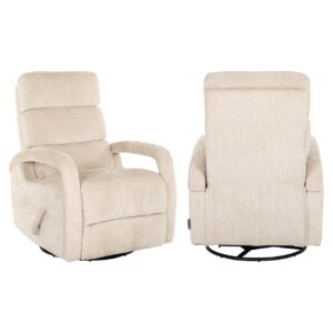 S5166 BEIGE CHENILLE - Lounge chair Denvi niagara beige swivel