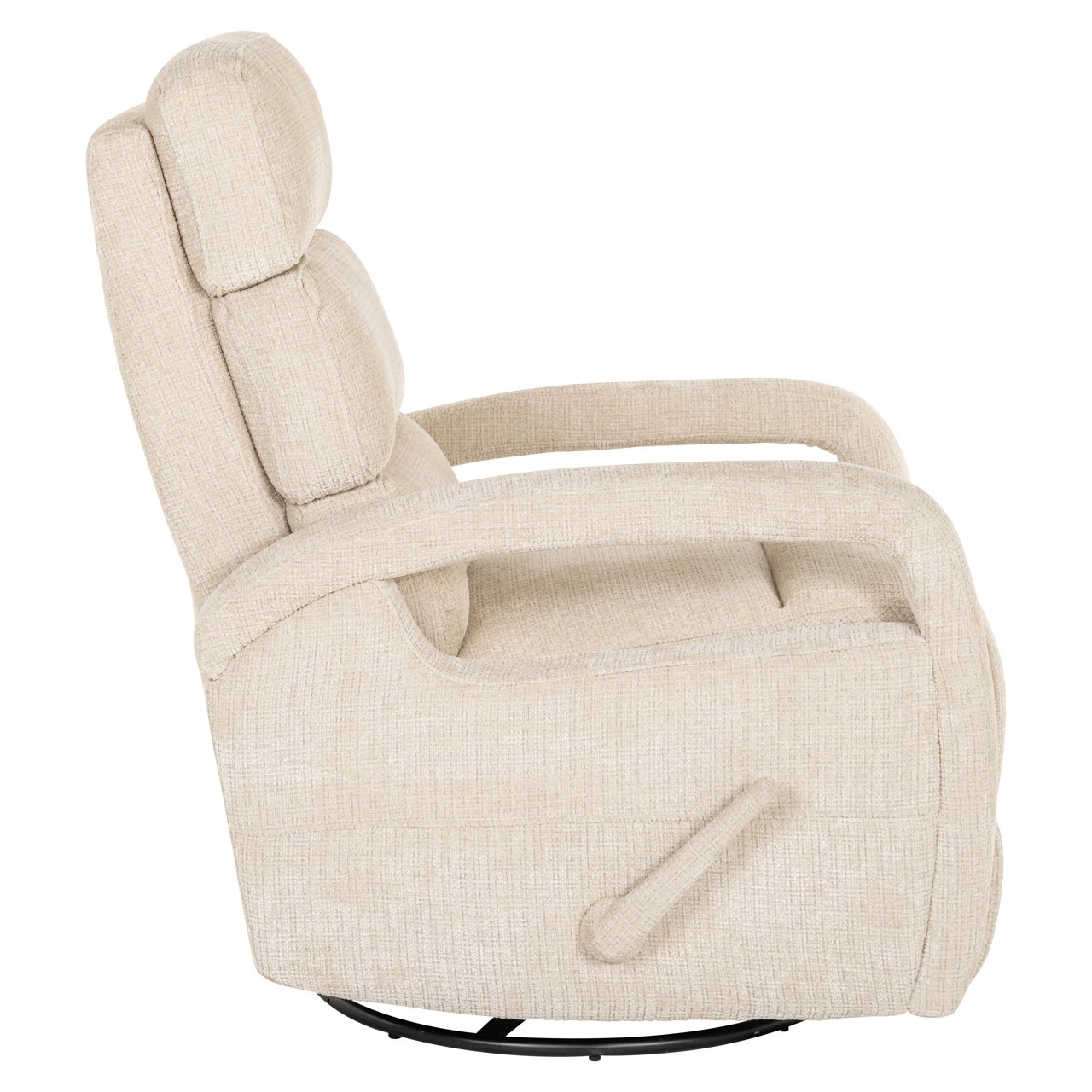 S5166 BEIGE CHENILLE - Lounge chair Denvi niagara beige swivel