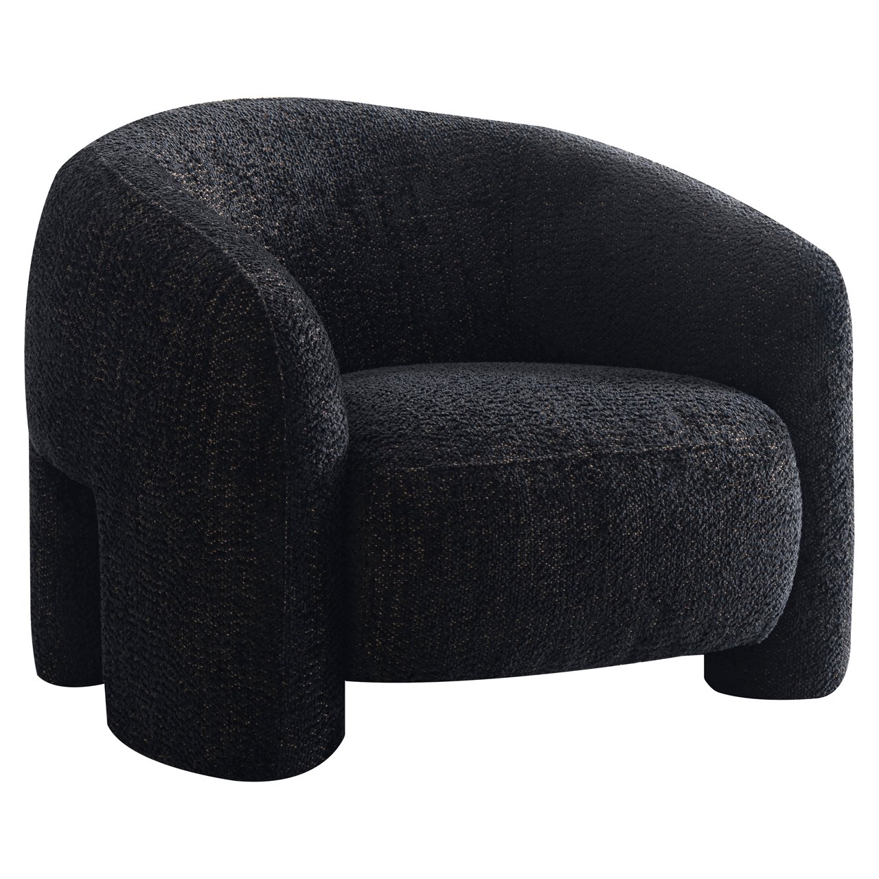 S5168 LOVELY BLACK - Lounge chair Milania lovely black