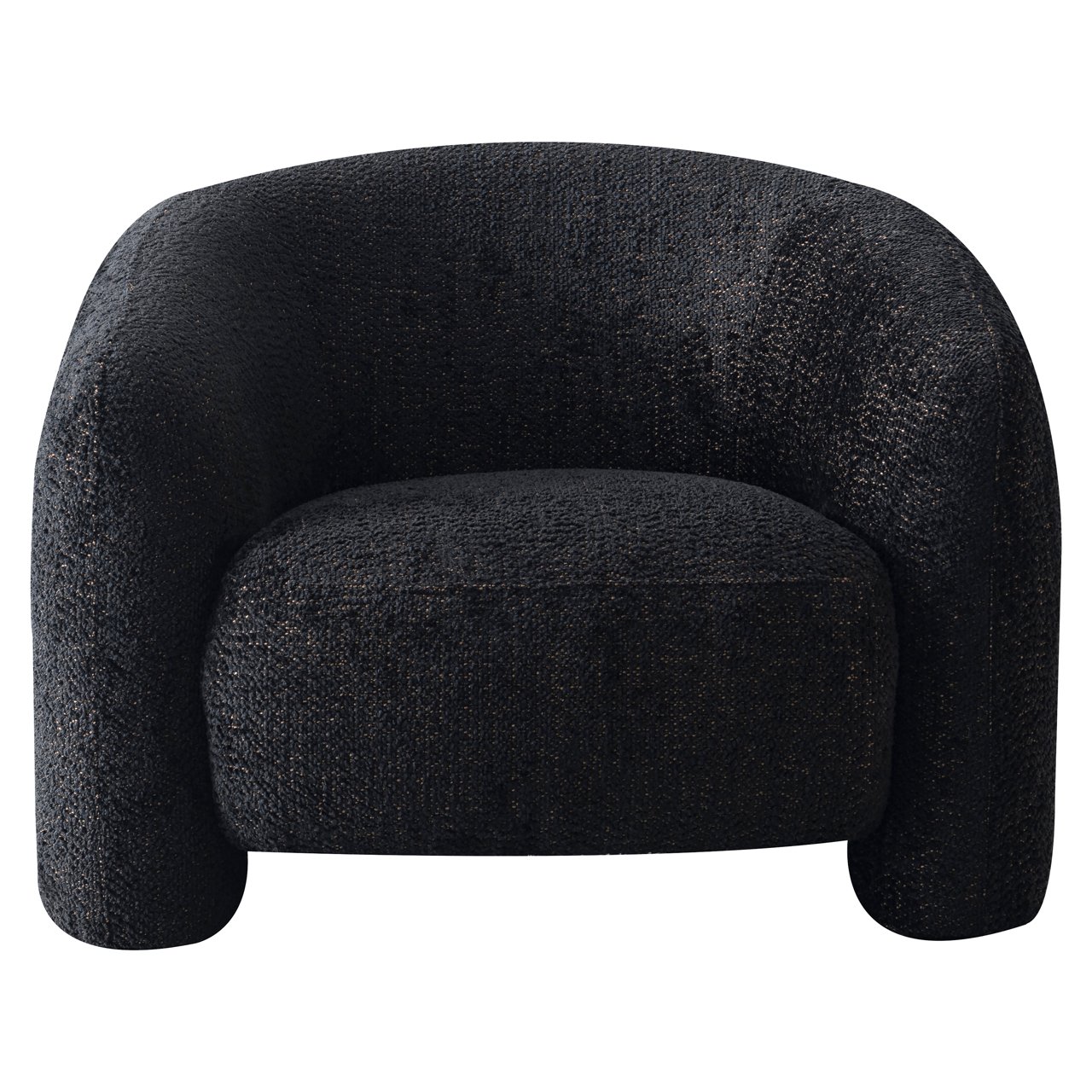S5168 LOVELY BLACK - Lounge chair Milania lovely black
