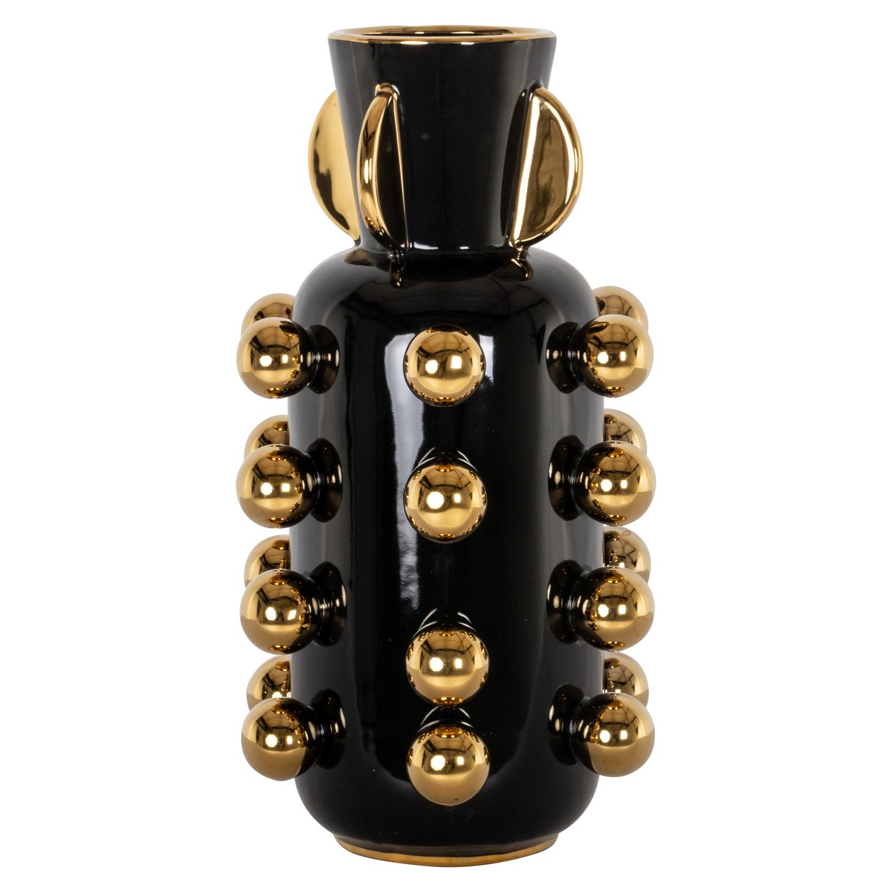 -VA-0373 - Vase Zalia black large
