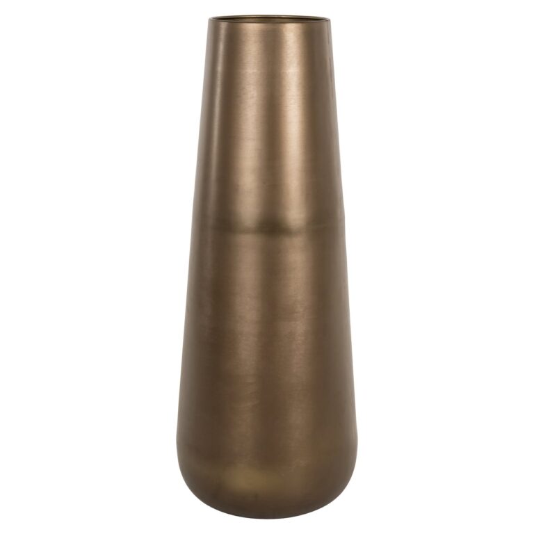 Wazon Kenza mosiądz antyczny mały