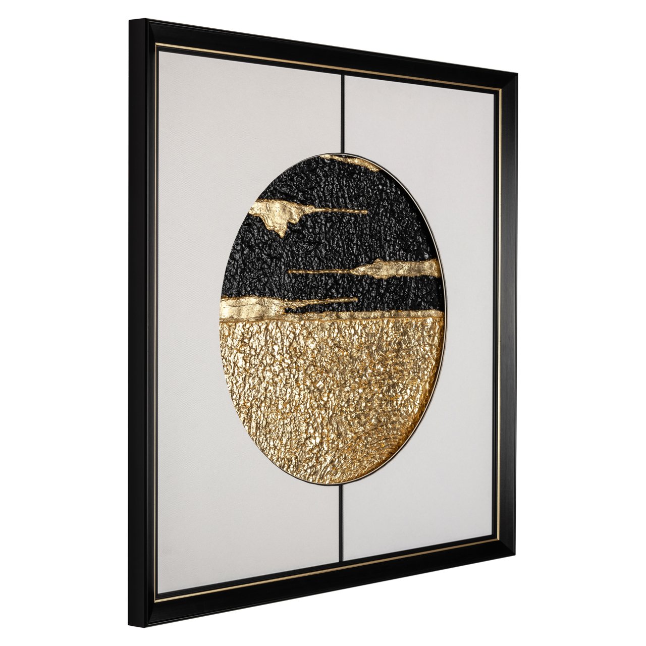 -WA-0004 - Wall art Moon black/gold