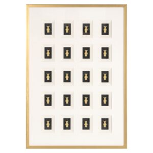 -WA-0027 - Wall art Bear black/gold