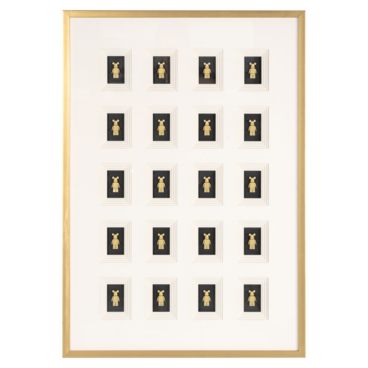 -WA-0027 - Wall art Bear black/gold