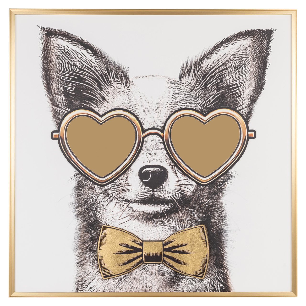 -WA-0042 - Wall art Bodhy black/gold