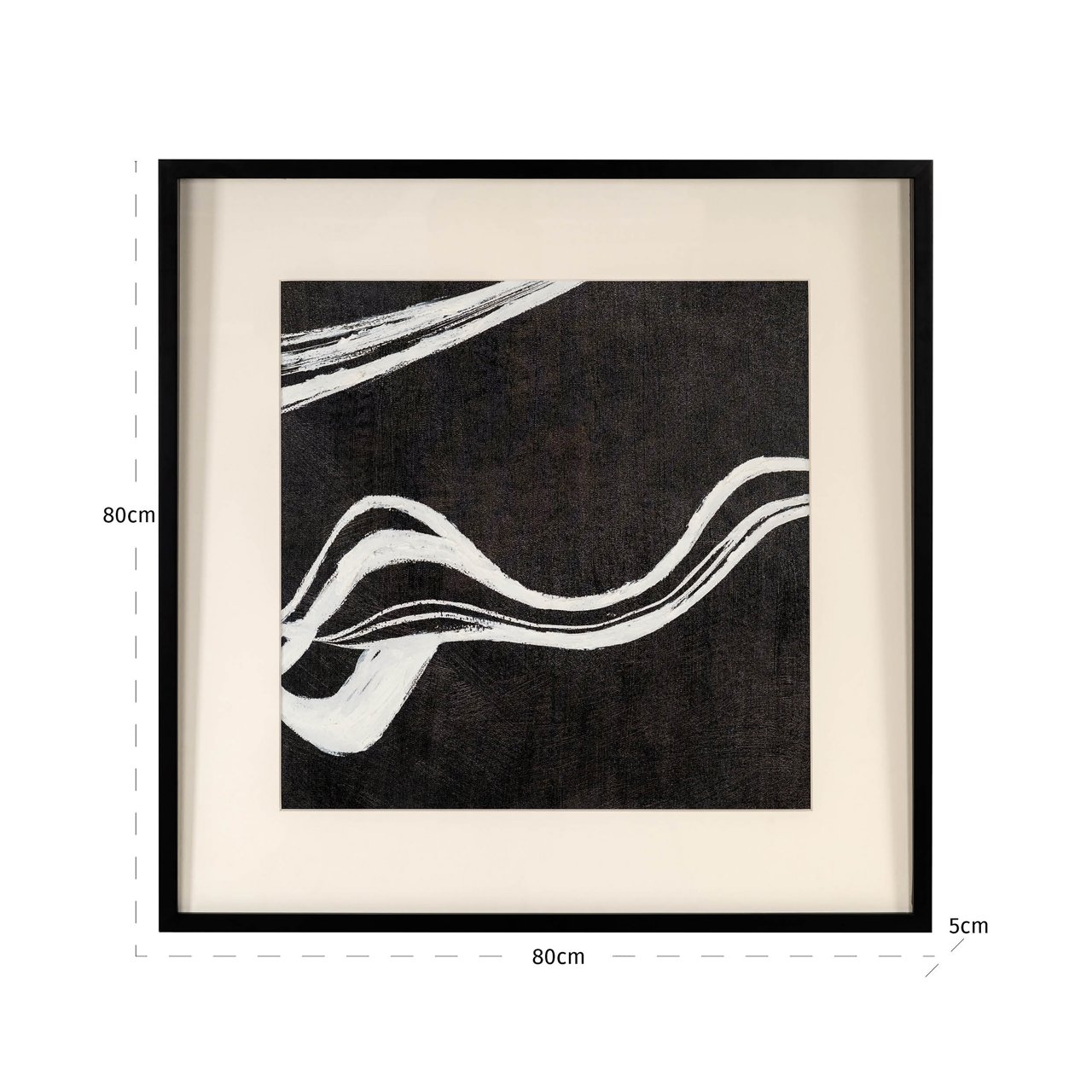 -WA-0046 - Wall art Jozra black/white