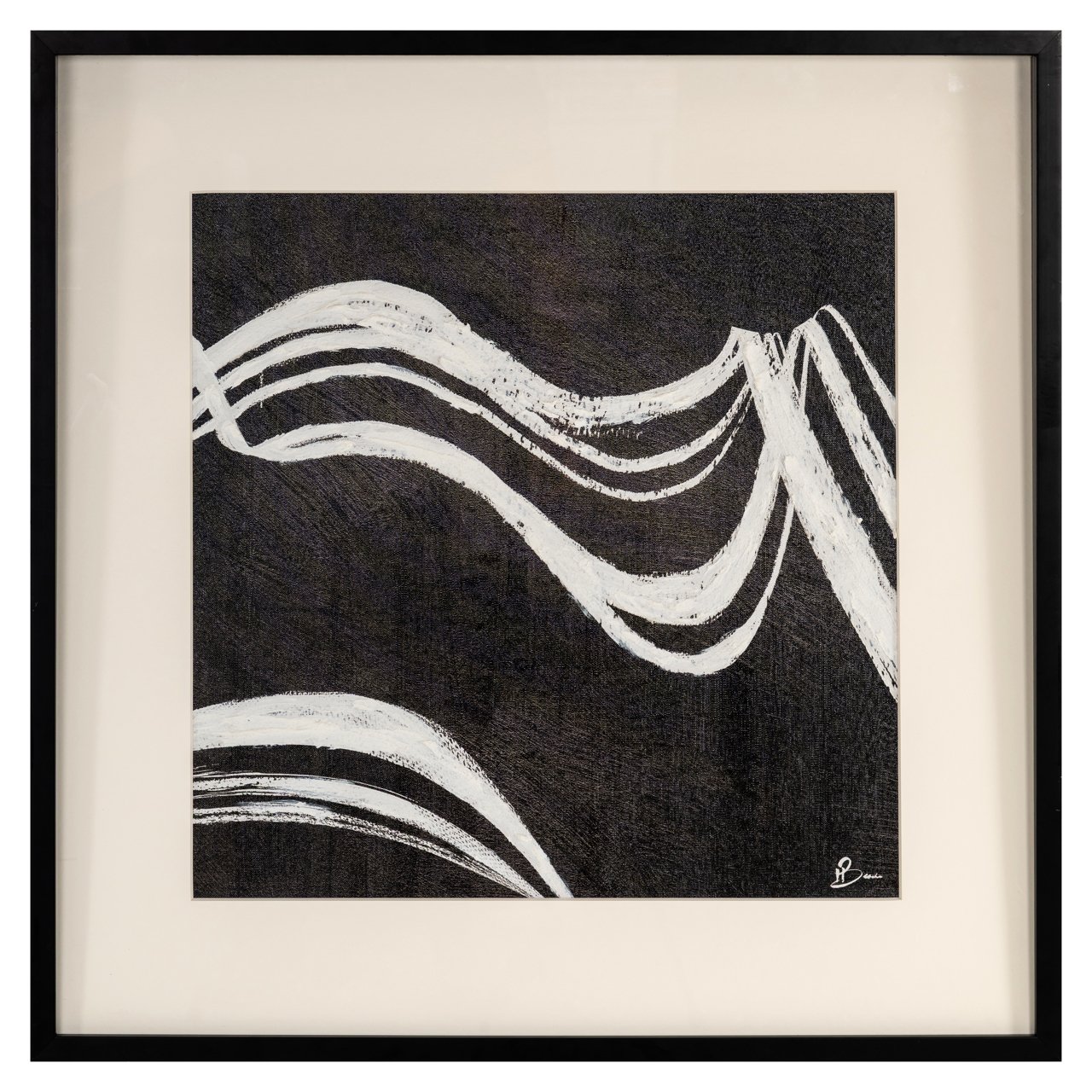 -WA-0047 - Wall art Jozy black/white