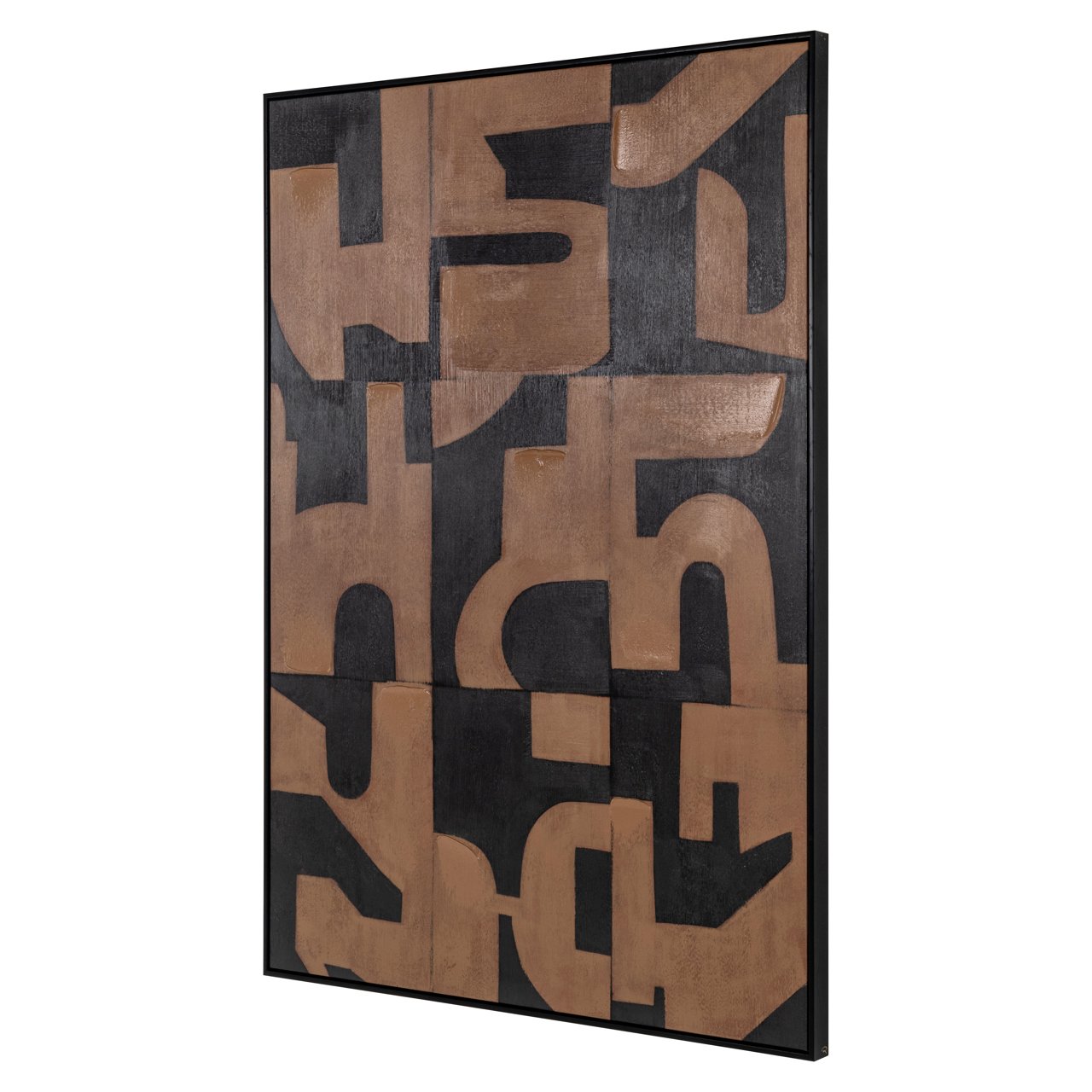 -WA-0054 - Wall art Cascade brown