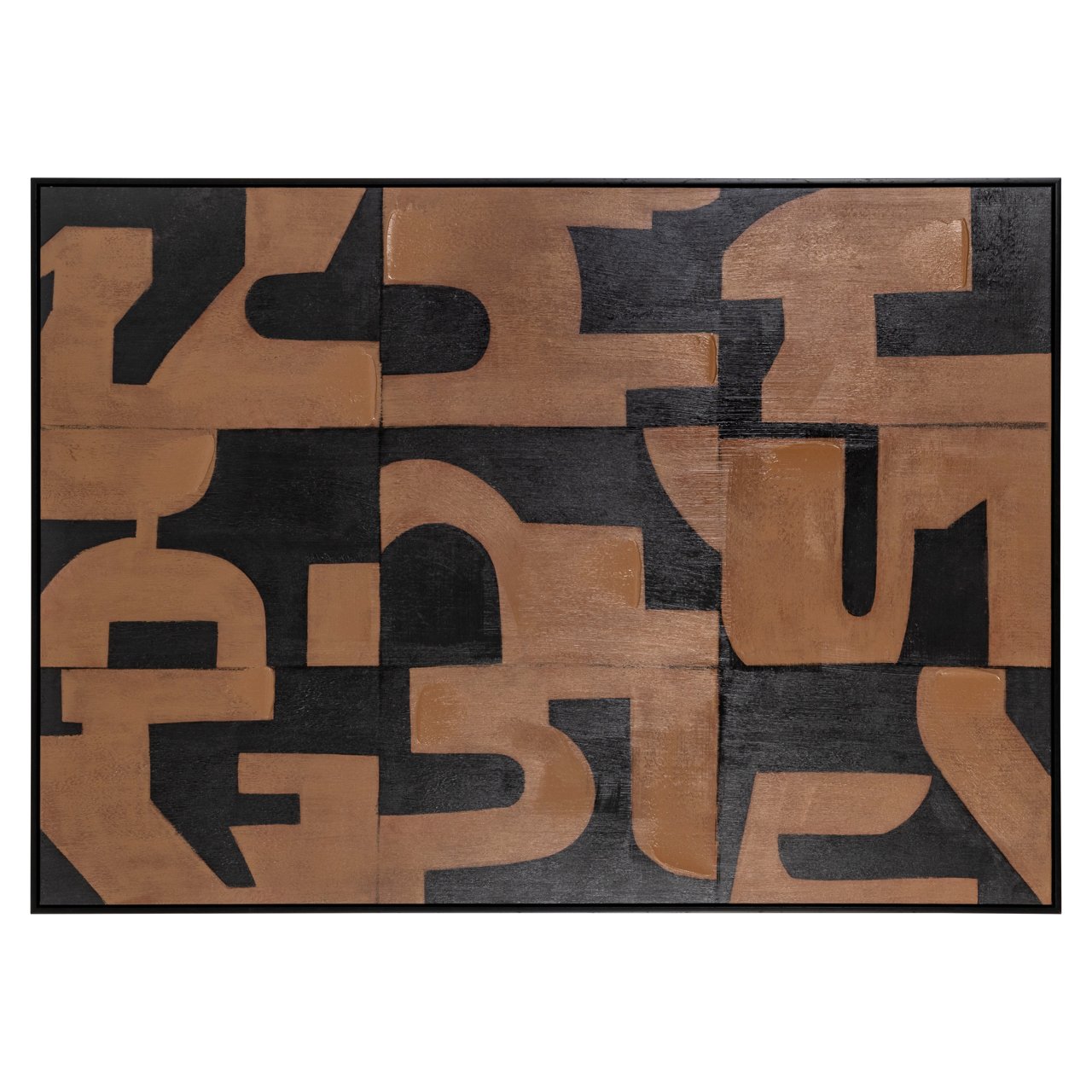 -WA-0054 - Wall art Cascade brown