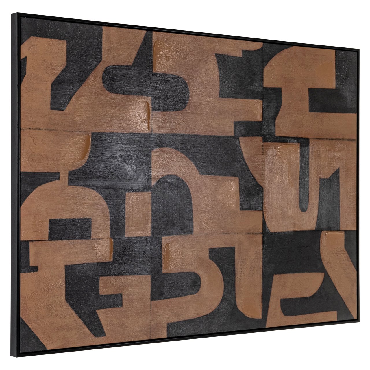 -WA-0054 - Wall art Cascade brown