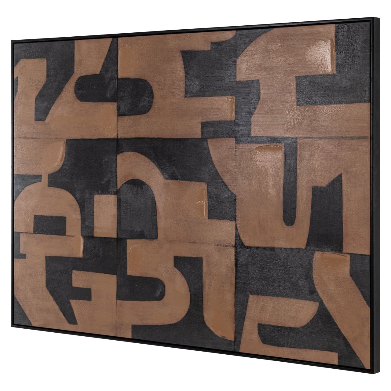 -WA-0054 - Wall art Cascade brown