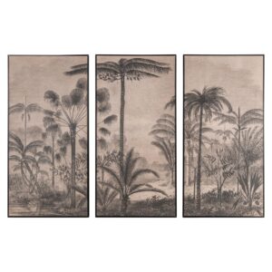 -WA-0062 - Wall art Rhapsody brown (Set of 3)