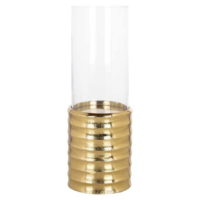 Huraganowa lampa Bodil Gold duża