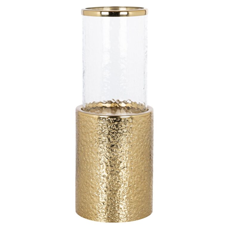 Huraganowa lampa Marlou złota duża