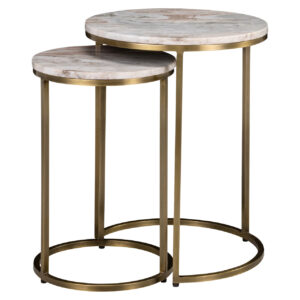214523 - End table Bottega Blush beige (Set of 2)