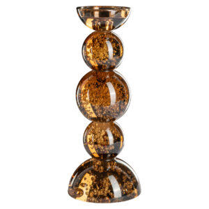 214533 - Candle holder Jolita brown small
